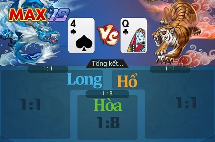 Các loại cược phổ biến trong Bài Rồng Hổ Max79 trên Max79